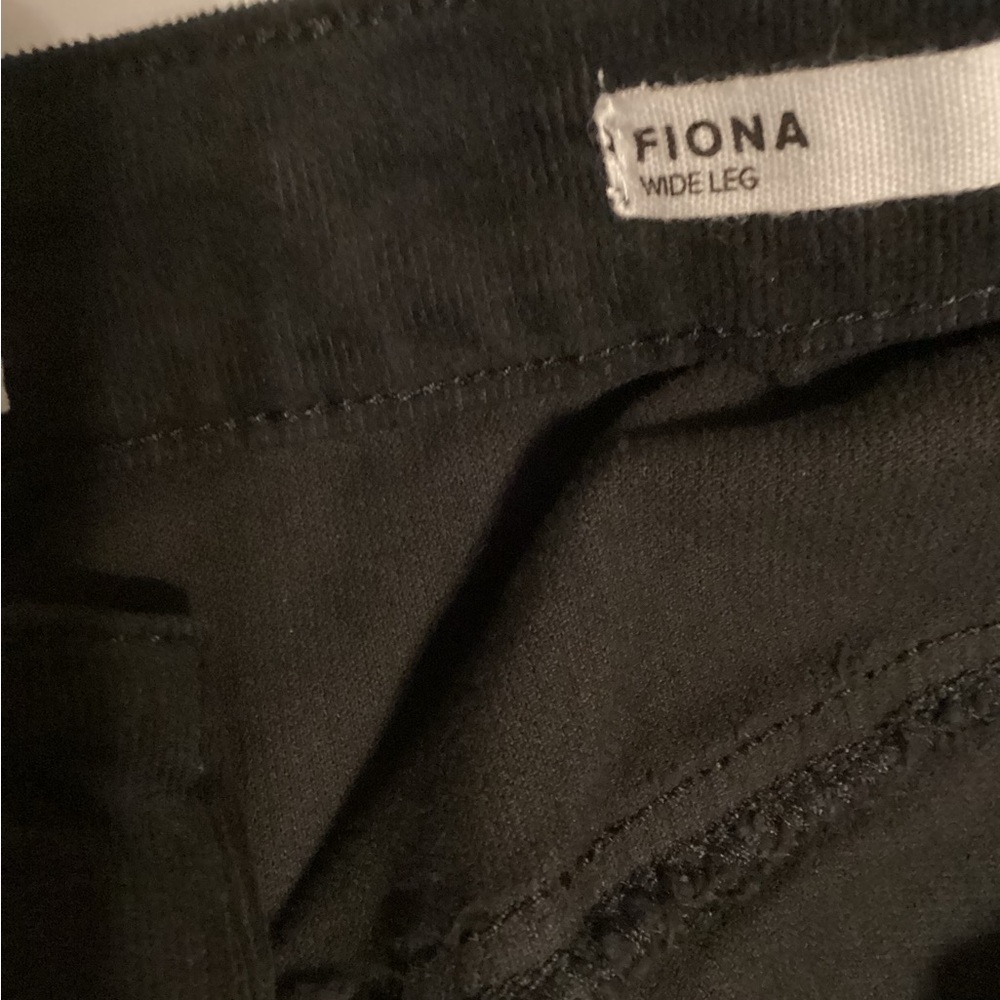 Dear John Fiona Wide Leg High Wasted Black Corduroy Jeans Size 30 NWT - Picture 5 of 12